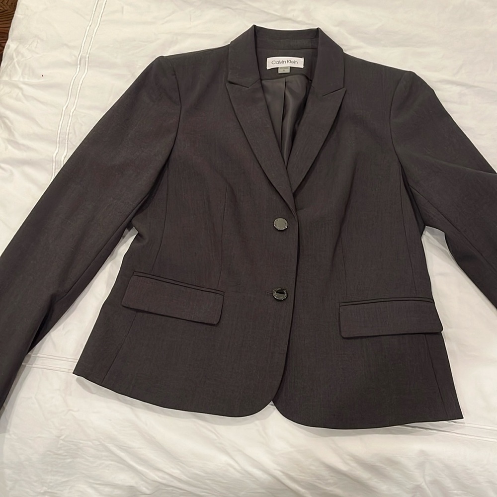 Calvin Klein Gray Blazer
